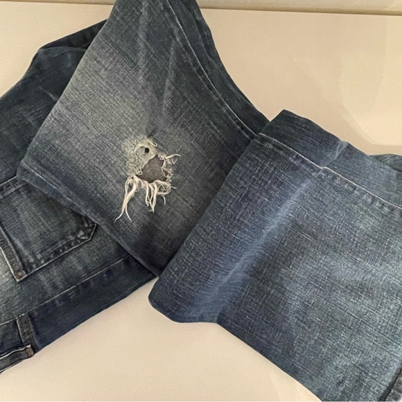 Guess Ryder Low - Rise Flare Jeans. Light Breeze. Size 30. - Picture 12 of 12